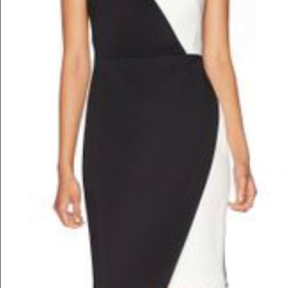 Calvin Klein Dress size 4 black and white - Picture 4 of 5